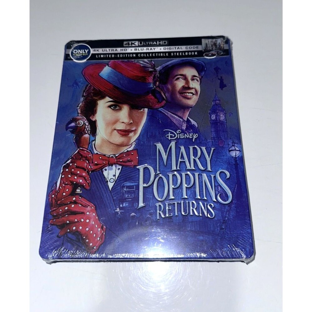 MARY POPPINS RETURNS 4k Best Buy Exclusive SteelBook New